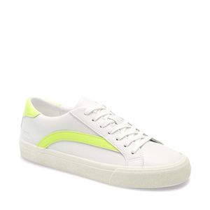 Sidewalk Low-Top Sneaker in Leather - Sprout Green
